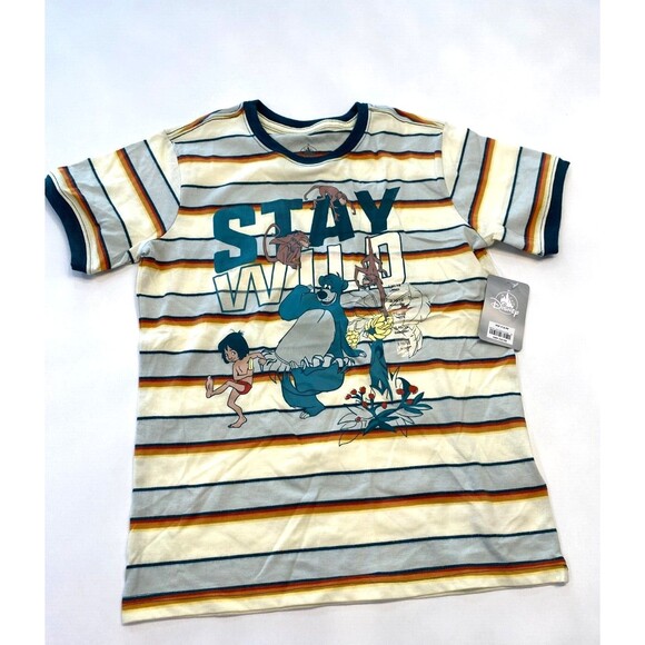 Disney Jungle Book "Stay Wild" Boys T-Shirt Size L NWT - Picture 1 of 7
